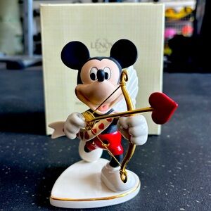 Lenox Mickey Valentine For You - with Box - American Design Lenox Certified